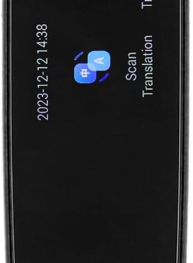 Black Language Translator Pen Touch Button Support 12 Languages High Speed Accuracy - Image 1
