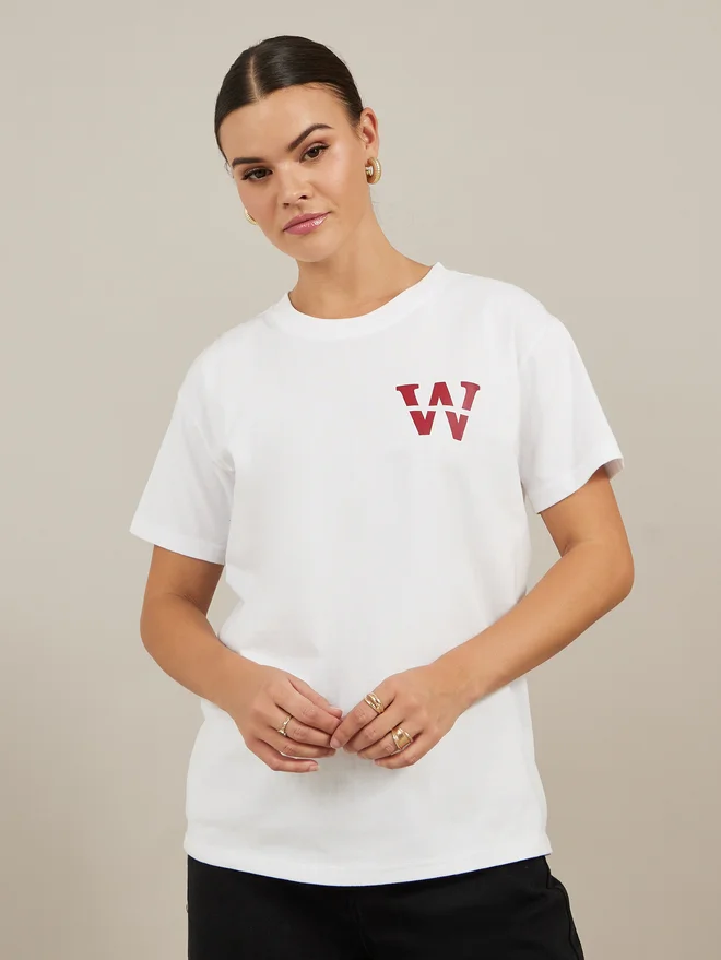 Styli Styli Graphic Print Short Sleeve Oversized T-Shirt
