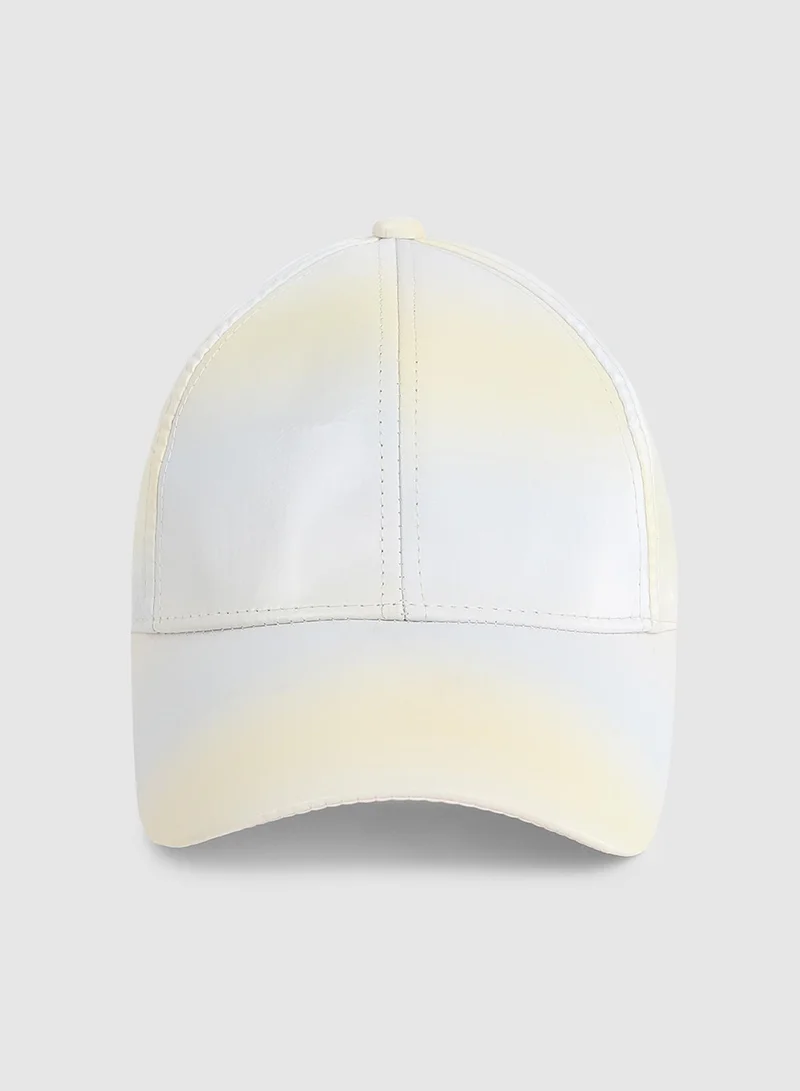 Haute Sauce  Tie-Dye Baseball Cap - Yellow & Blue  | Best Price UAE