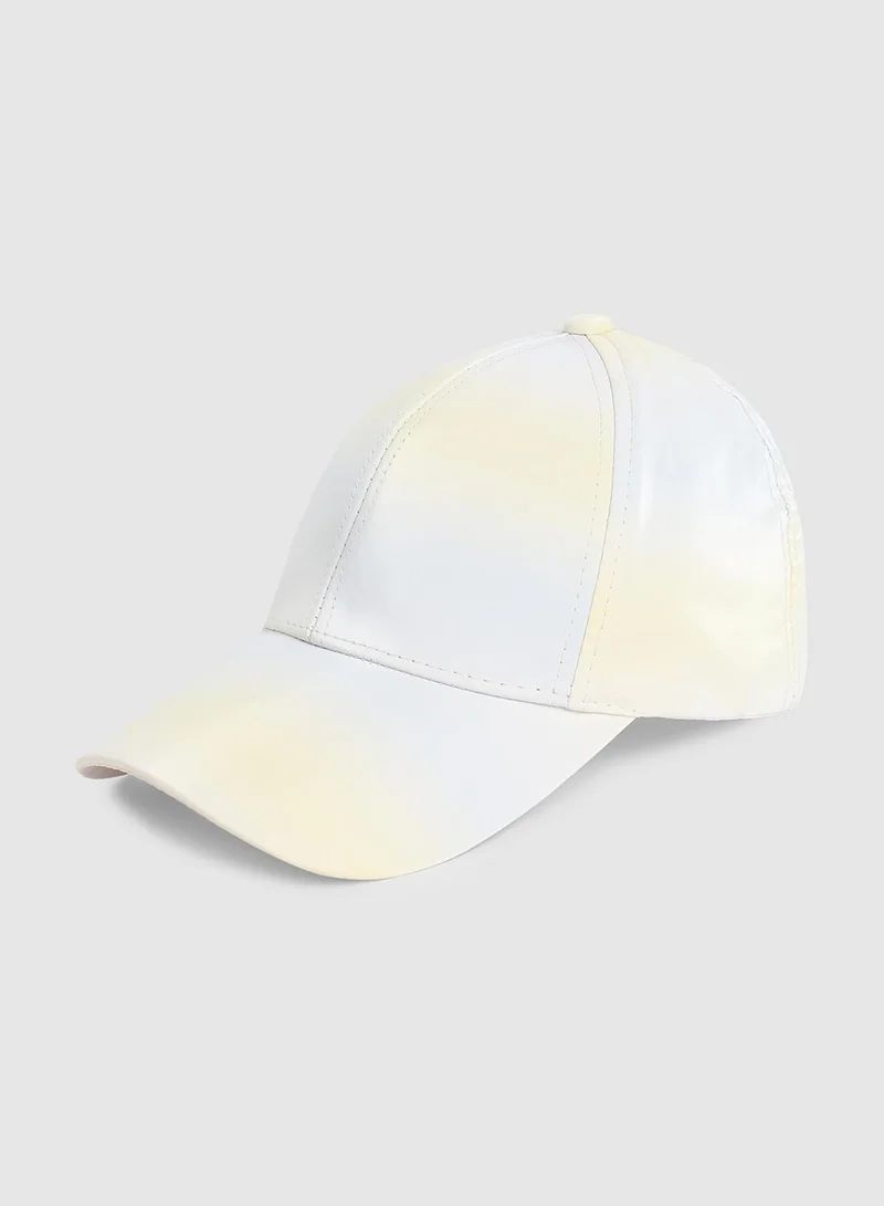 Haute Sauce  Tie-Dye Baseball Cap - Yellow & Blue  | Best Price UAE