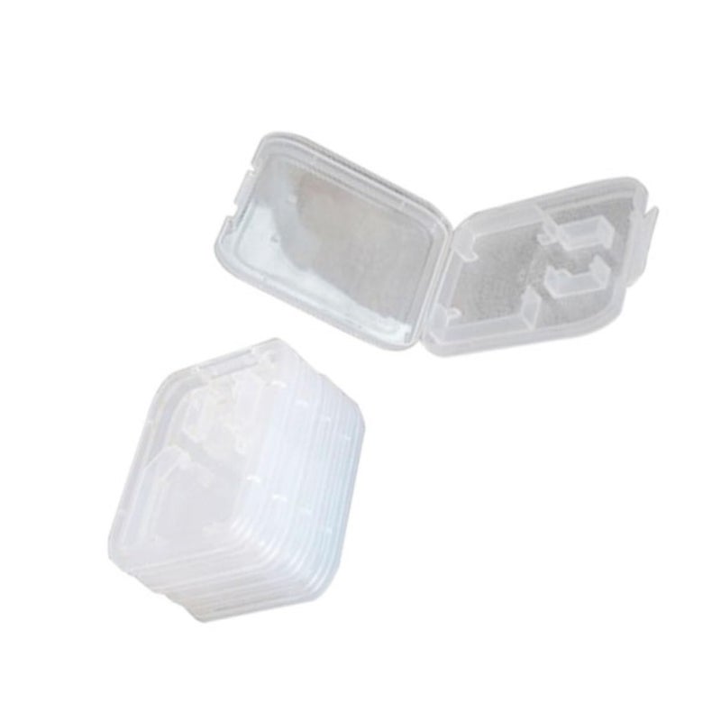5pcs Clear Plastic Card Holder Case for Memory Cards and Credit Cards Travel Storage Organizer - Image 2