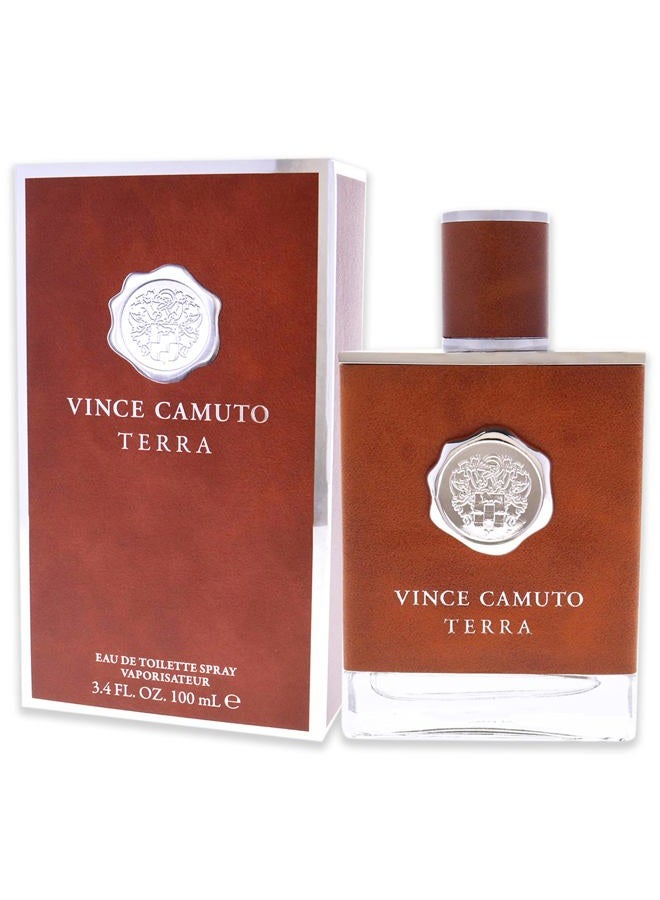VINCE CAMUTO Terra Eau de Toilette Spray for Men, 3.4 Fl Oz - Image 4