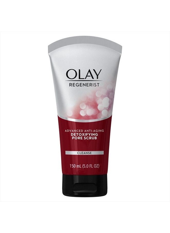 Olay Regenerist Detoxifying Pore Scrub Cleanser, 5.0 Fluid Ounce  - Image 1