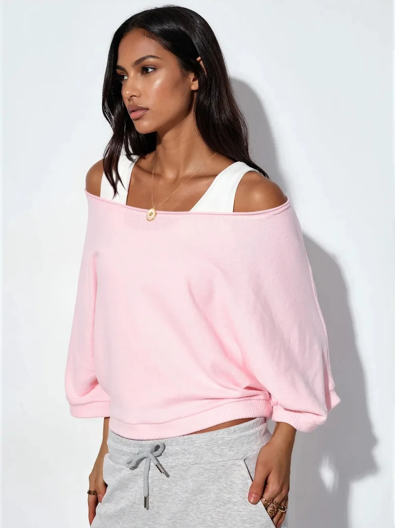 Busem BUSEM Women's Ribbed Crew Neck Jumper