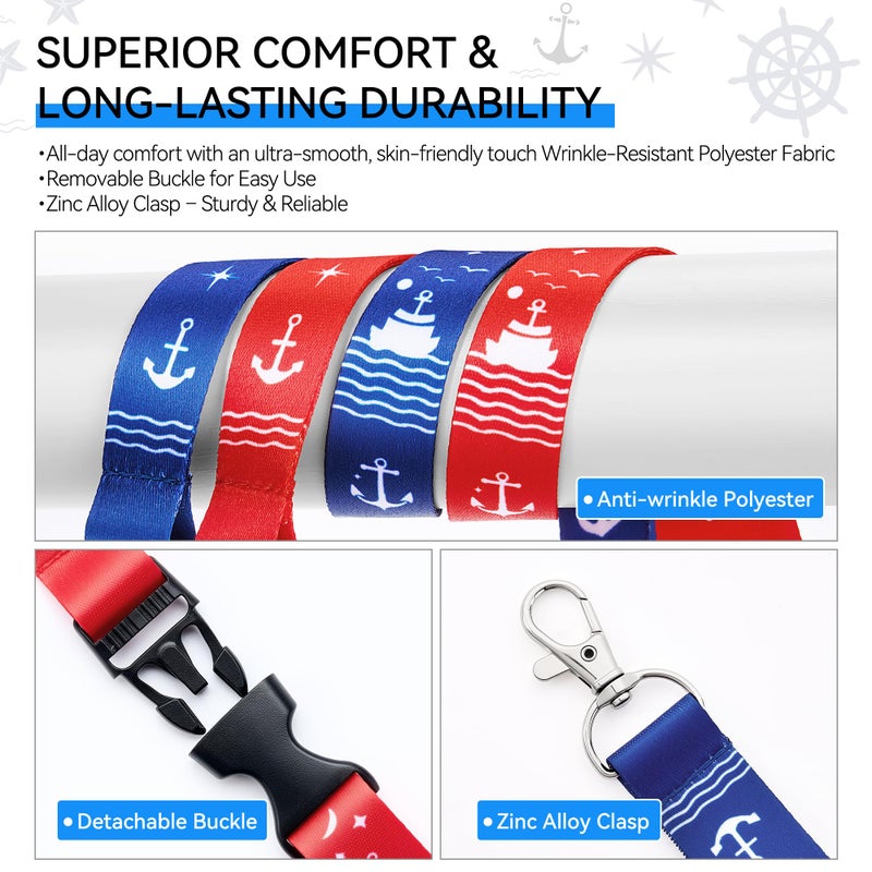 SEAVILIA 5 Pack Cruise Luggage Tag Holder & 2 Pack Cruise Ship Lanyards with Waterproof Id Badge Holder, Cruise Essentials 2025 for NCL, Princess, Carnival, Royal Caribbean and Celebrity - Image 3