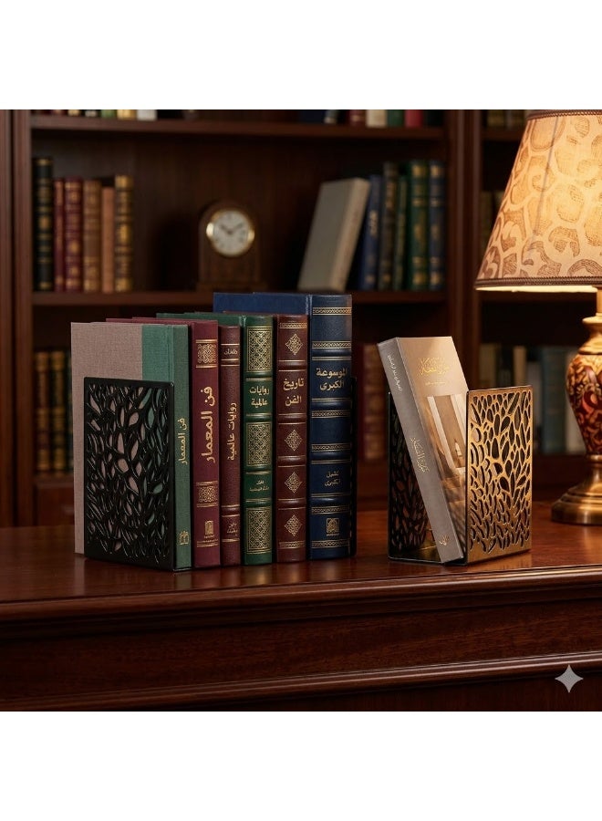 حامل كتب أنيق يستخدم لتنظيم الكتب والمجلات بطريقة مرتبة وسهلة .بتصميم عصري - Image 1