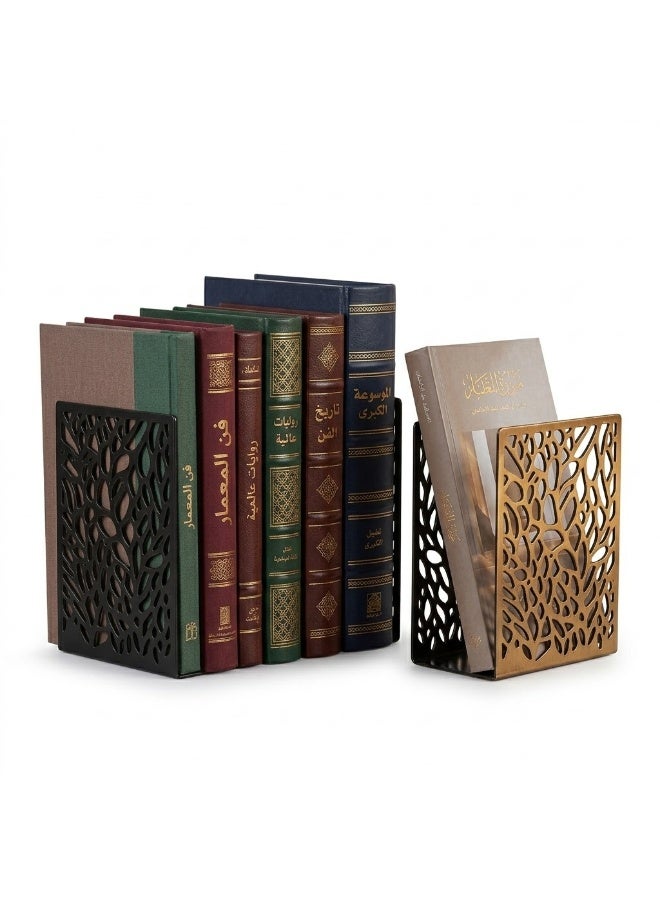 حامل كتب أنيق يستخدم لتنظيم الكتب والمجلات بطريقة مرتبة وسهلة .بتصميم عصري - Image 3