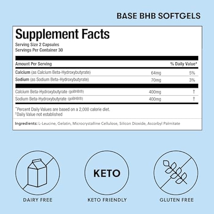 Perfect Keto Beta-Hydroxybutyrate (goBHB) Exogenous Ketones Capsules - Image 3
