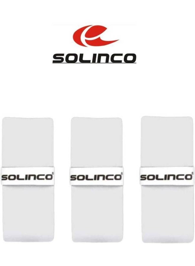 Solinco Solinco WONDER GRIP PACK OF 3 Tacky Touch  (White, Pack of 3) 