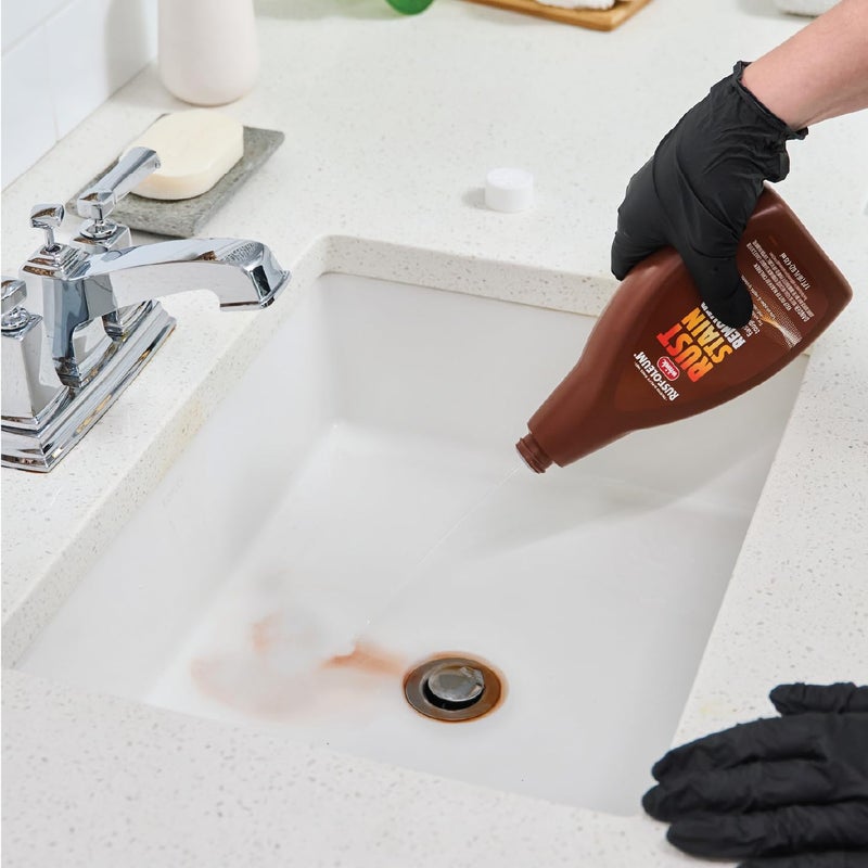 Rust-Oleum Whink Rust Stain Remover | Heavy-Duty Iron Stain Remover for White Toilets & Sinks, Colorfast Fabric & Carpets | 16 oz - Image 5