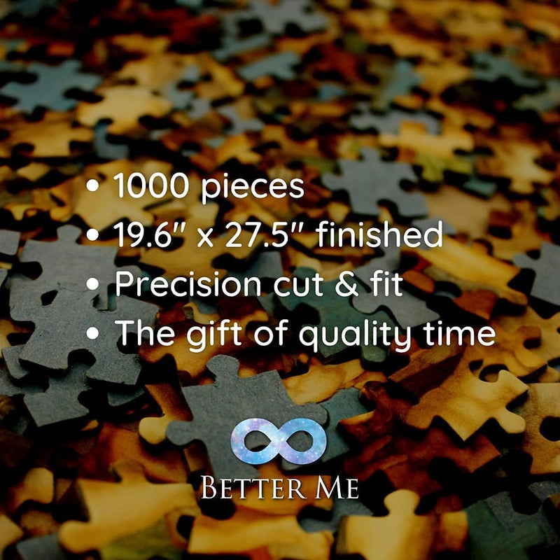 Better Me Our National Parks 1000-Piece Puzzle - USA National Parks Jigsaw Puzzle, Featuring Acadia, Yellowstone, Zion, Arches, Crater Lake, Mount Rainier, and More, National Park Gift (1000 Pieces) - Image 2