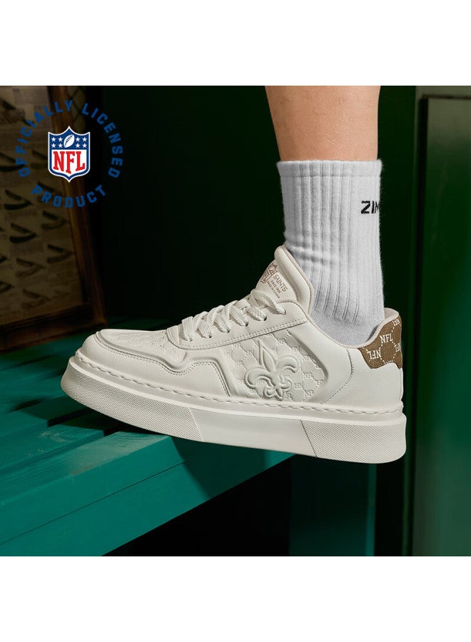 Nfl Super Bowl Men's Shoes, 2025 New White Sneakers, Autumn Light Luxury Classic Skateboard Shoes, Thick-soled Height-increasing Shoes, Casual Shoes For Me - Image 4