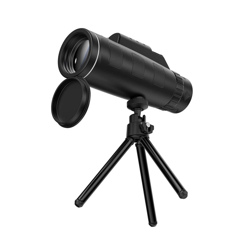 40X60 HD Monocular with Built-in Compass – High Power 40X Magnification Zoom Scope for Adults & Children, Compact Outdoor Gadget for Bird Watching, Wildlife, Sports, Hiking
