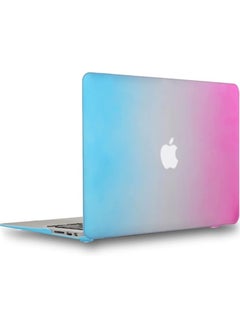 erorex Smart Rubberized Laptop Hard Shell Case Cover For MacBook Air 11" 11.6 Inch Model A1370 / A1465 - Rainbow  - Image 1
