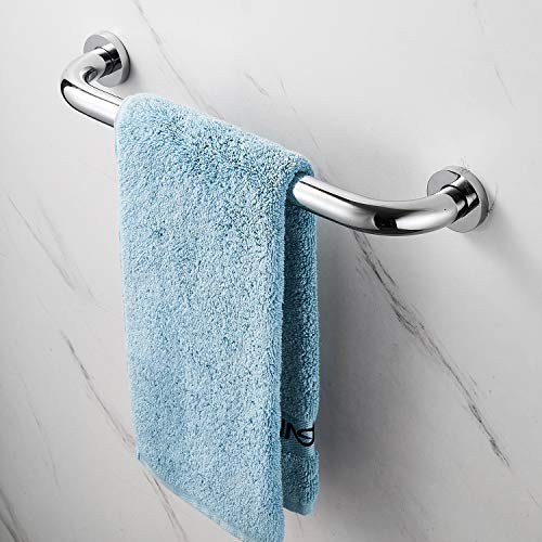 LANGPAI Shower Arms Grab bar for Bathroom Anti-Slip Safety Handrail Wall Grip Handle for Bathtub Toilet Slide Bars Brass Chrome Polished (16 INCH) - Image 3
