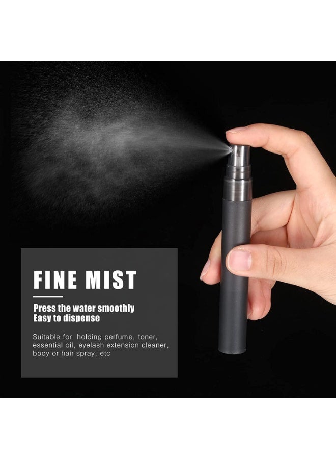 25 Pcs Spray Travel Perfume Bottles, 10 Ml Mini for Women Small Fine Mist Spray Bottles, Portable Frosted Plastic Refillable Bottles, for Perfume, Water, Hair Sprays, Essential Oil - Image 5