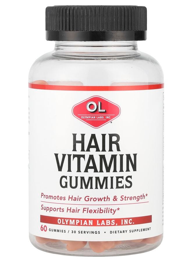 Olympian Labs Hair Vitamin Gummies 60 Gummies - Image 1