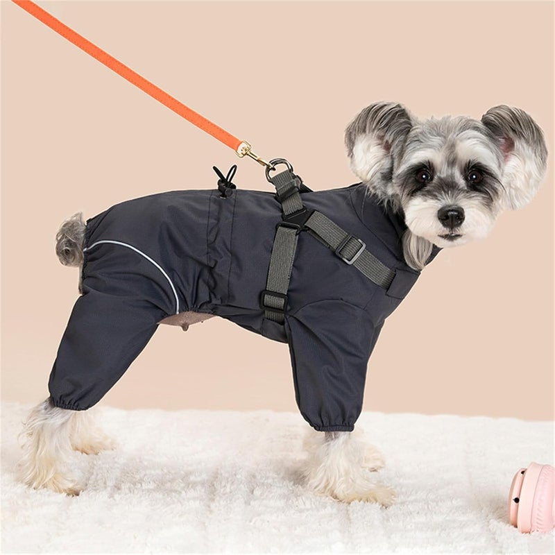 Water Raincoats Pocket Dog Fashionable Pet Rain Jackets for Rainy Outings with Your Pet Walking - Image 4