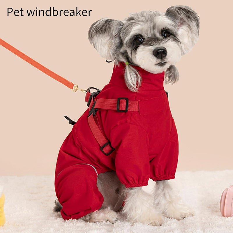 Water Raincoats Pocket Dog Fashionable Pet Rain Jackets for Rainy Outings with Your Pet Walking - Image 3