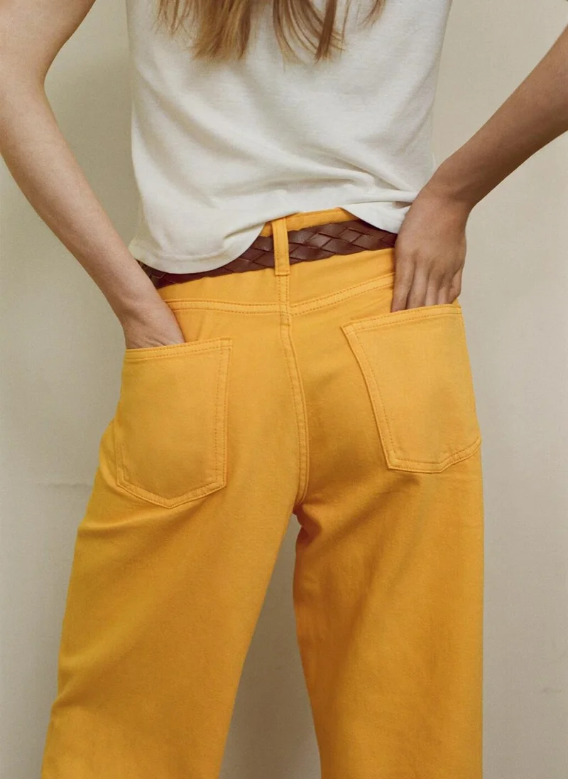 MANGO Straight Low-Waist Jeans