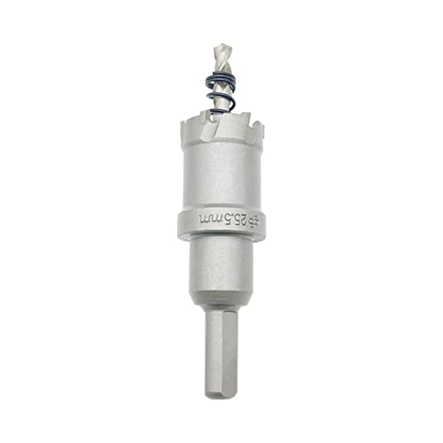 LU&MN Tungsten Carbide Teeth Hole Saw (Hole Cutter) LU&MN Heavy Duty for Stainless Steel, 1'', 25.5mm - Image 1