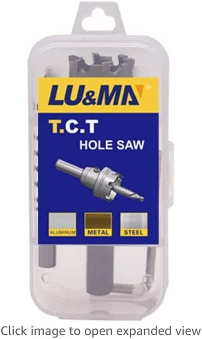 LU&MN Tungsten Carbide Teeth Hole Saw (Hole Cutter) LU&MN Heavy Duty for Stainless Steel, 1'', 25.5mm - Image 5
