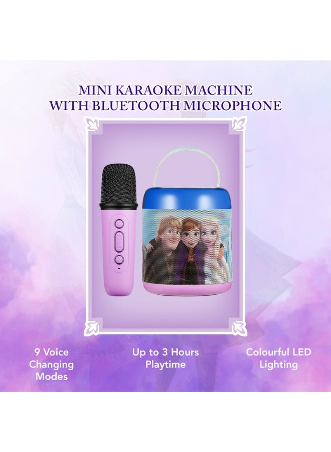 SMD Disney Frozen Cylinder Karaoke Speaker with Bluetooth Microphone | Portable karaoke speaker with Frozen theme, Bluetooth microphone, clear sound, and compact cylinder design for kids - Image 5