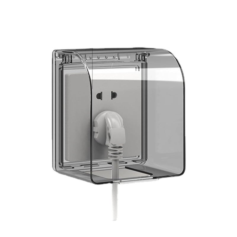 MEVITHS Waterproof Wall Switch Socket Cover | Splash Guard Box Cover | Wall Switch Faceplate Panel Protector | Transparent Dustproof Safety Cover For Home & Office - Image 1