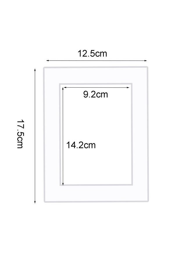 Prudiut 15 Pack 5x7 White Picture Mats, Frame Mattes for 4x6 Pictures Display Photo Frame Mat Core Bevel Cut Mat Board Show Kit for Photos, Prints, Artworks - Image 2