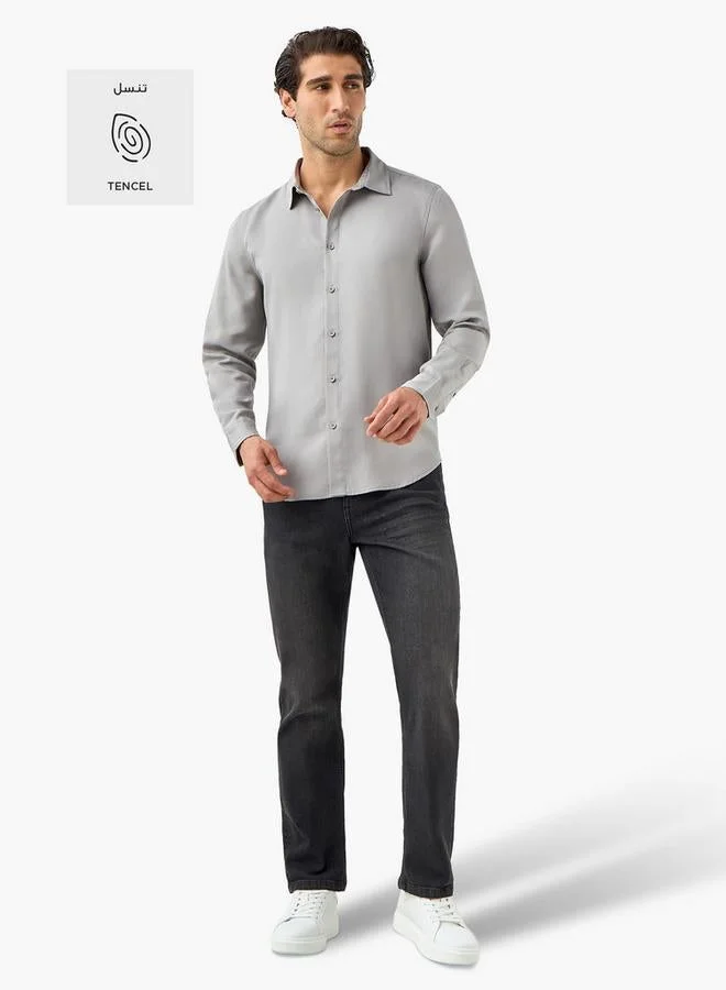 Splash FAV Regular Fit Shirt with Long Sleeves