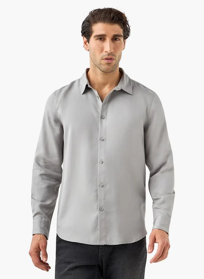 Splash FAV Regular Fit Shirt with Long Sleeves
