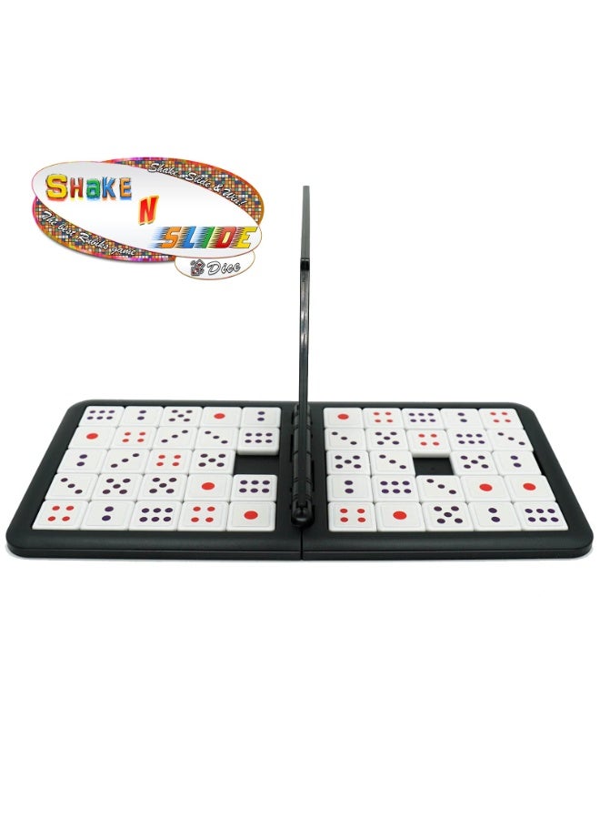 SYOSI Shake Slide Block Game Shape Matching Intelligence Board Game for Family Game Nights Race, Fast-Paced Brain Teaser Travel for Kids and Adults, Shape Matching Head to Head Super Slide Puzzle Game - Image 4