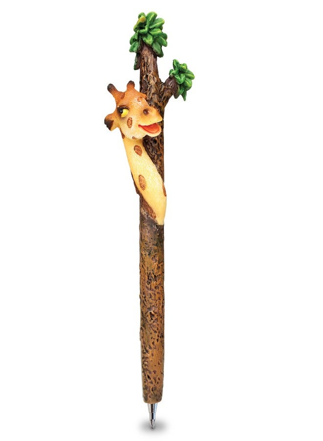 Puzzled CUTE GIRAFFE Planet Pens Resin Ballpoint Writing pen - Zoo Animals/Animals Collection - 6 INCH - Affordable Gift For Kids and Adults - Item #3692 - Image 1