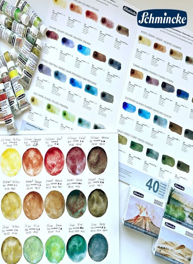 شمينك Schmincke Horadam Aquarell Super Granulation 15 مل (بني الغابة) - Image 4