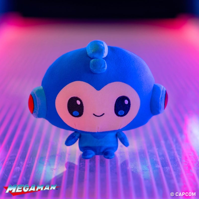 TeeTurtle Cloudheads Mega Man Plush - 5-Inch Official Capcom Stuffed Animal with Embroidered Details - Soft Cuddly Plush Toys for Kids, Teens, and Adults - Image 3