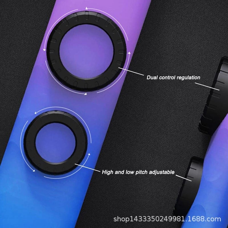 AmiciSound Kazoo Double Hole Musical Wind Instrument, Professional Grade Kazoo with Adjustable Pitch and Vibration Level, 5*Replacement Membrane - Image 5