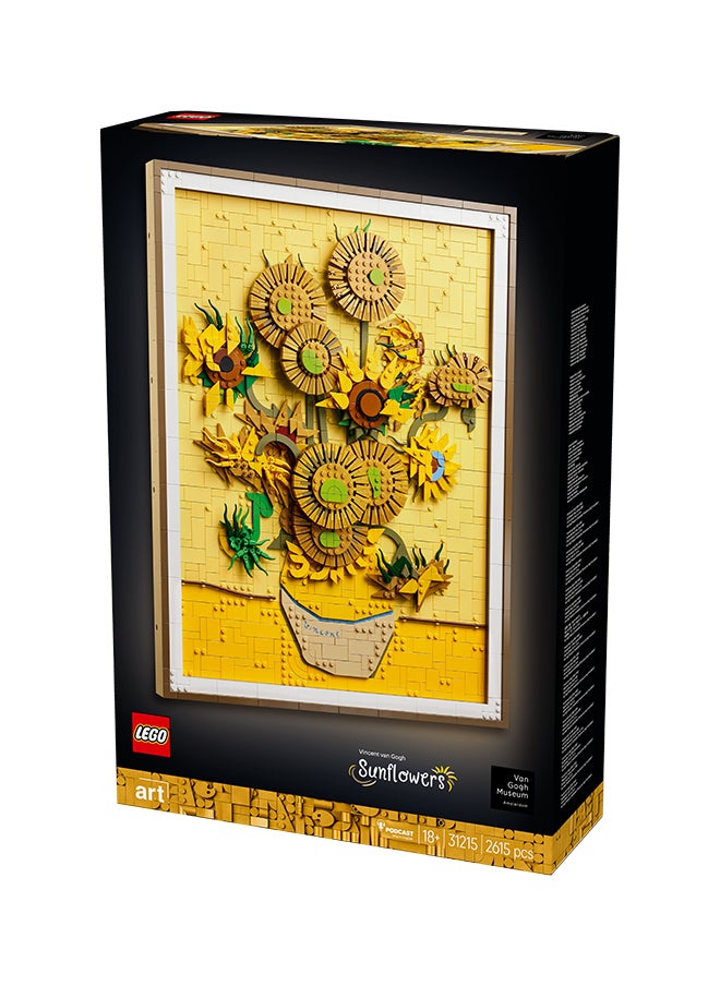 LEGO Art Vincent Van Gogh – Sunflowers 31215 (2615) Pieces  - Image 4