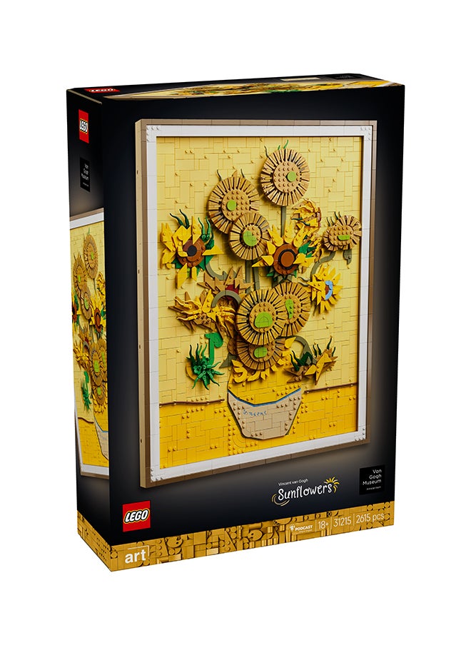 LEGO Art Vincent Van Gogh – Sunflowers 31215 (2615) Pieces  - Image 3