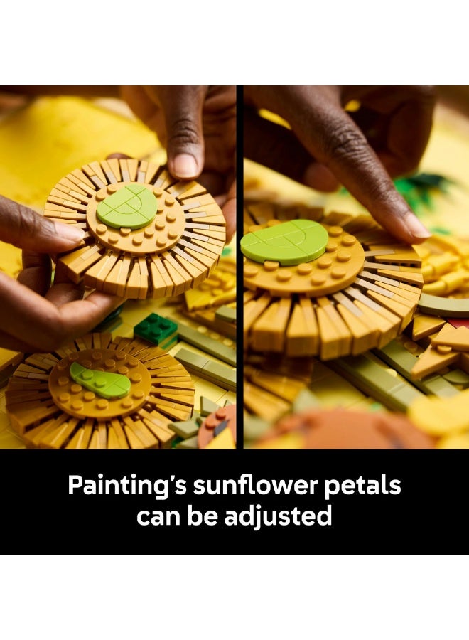 LEGO Art Vincent van Gogh – Sunflowers Building Set 31215 (Age 18+, 2615 Pieces) - Image 5
