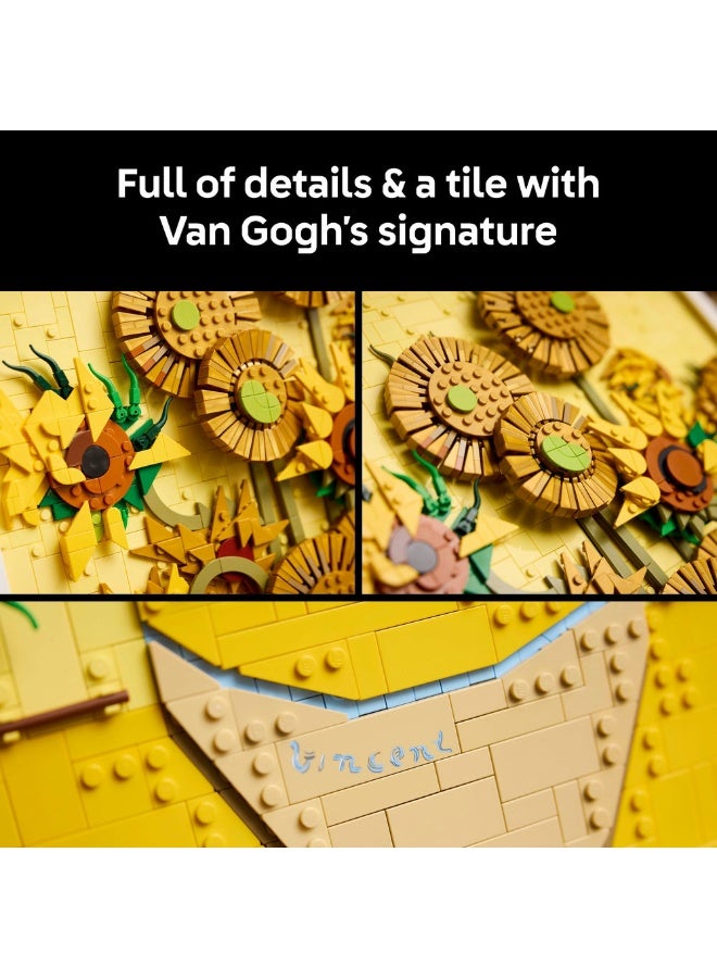 LEGO Art Vincent van Gogh – Sunflowers Building Set 31215 (Age 18+, 2615 Pieces) - Image 4