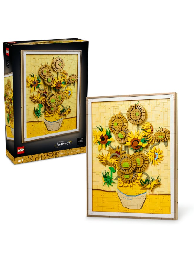 ليغو مجموعة بناء العمل الفني الجداري وفكرة ديكور المنزل Vincent van Gogh – دوّار الشمس من ليغو آرت 31215 - Image 1