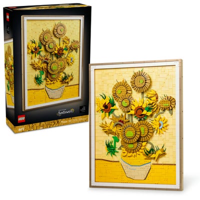 LEGO Art Vincent van Gogh – Sunflowers Building Set 31215 (Age 18+, 2615 Pieces)