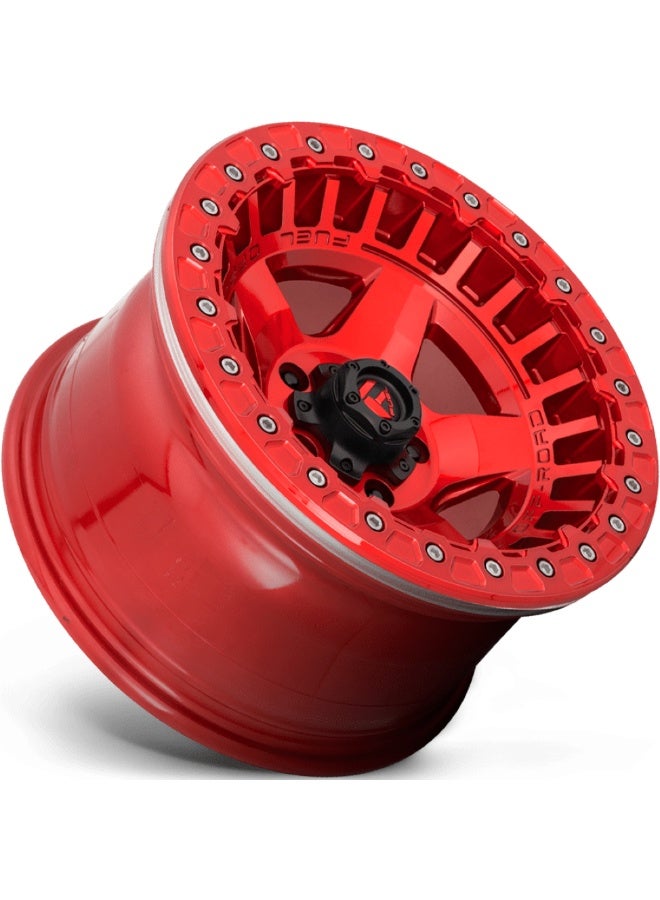 FUEL D117 WARP(beadlock) 17X9 6X139.7 ET-15 CB106.1 CANDY RED - Image 1