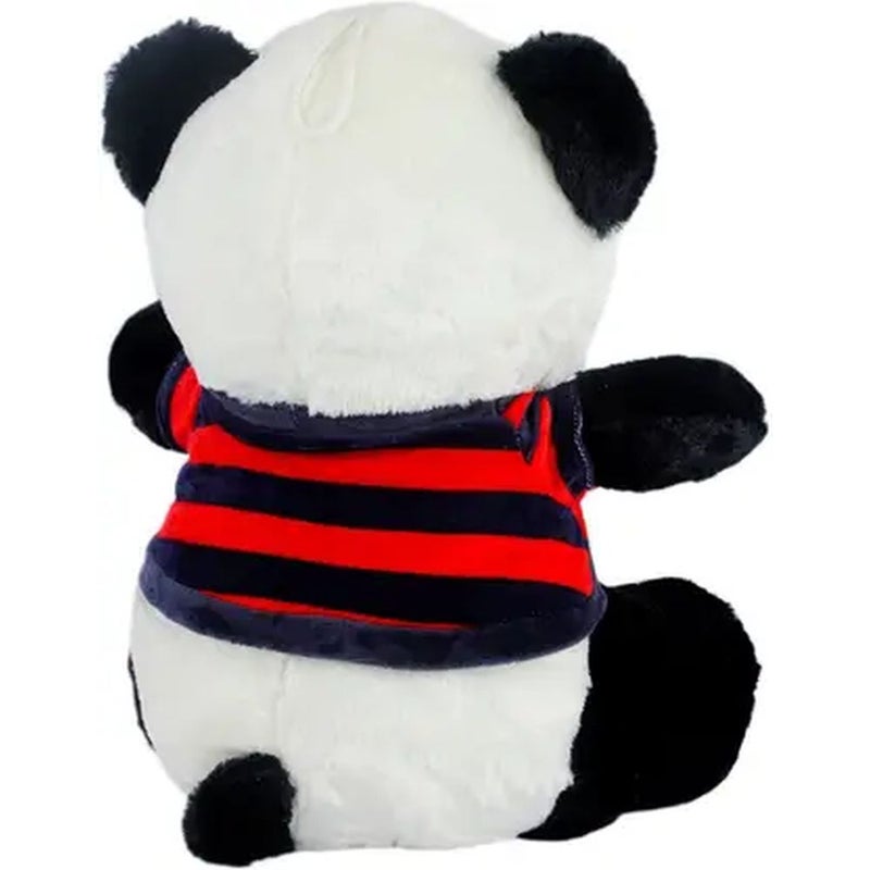 دمية الباندا القطيفة بقميص احمر متوسطة الحجم - S - Image 3