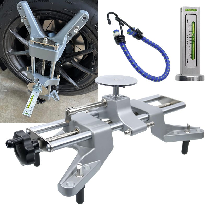 RULLINE Wheel Clamp Magnetic Adapter 3PCS Wheel Alignment Tool for Precise Camber Caster Gauges Fits for 1125 Rims Camber Alignment Tool Universal Tire Repair Tool