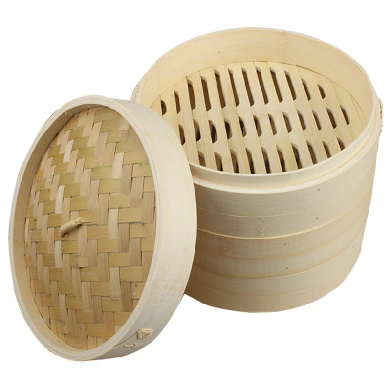 Large Stainless Steel Steamer Basket With Lid For Dumplings Buns Vegetables Restaurant Camping - Image 2