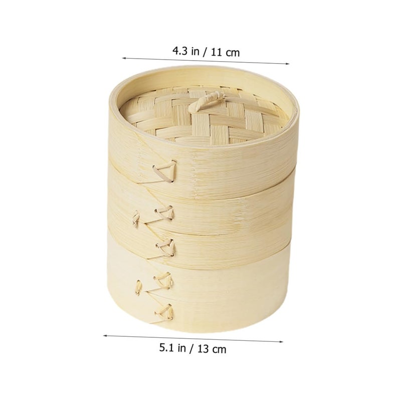 Large Stainless Steel Steamer Basket With Lid For Dumplings Buns Vegetables Restaurant Camping - Image 3