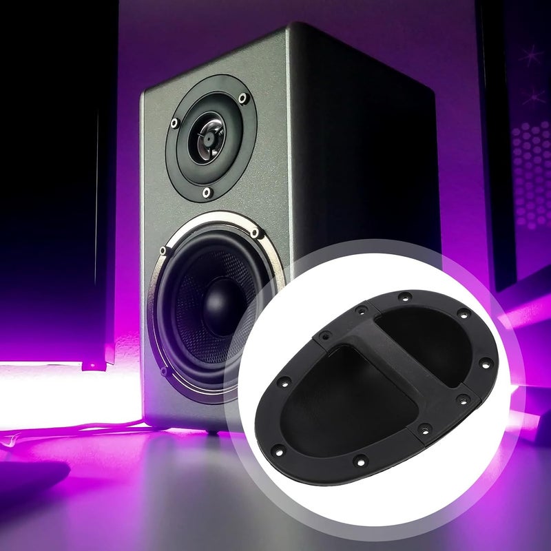 2pcs Recessed Abs Speaker Cabinet Handles, Black 148x212x65mm, Stage Loudspeaker Accessories for Professional Audio Equipment - Image 5