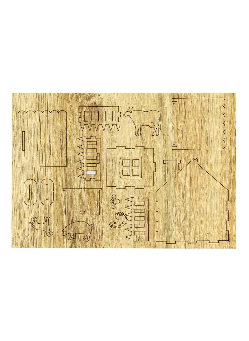 Toys 3D Puzzle Farm House  - Image 3