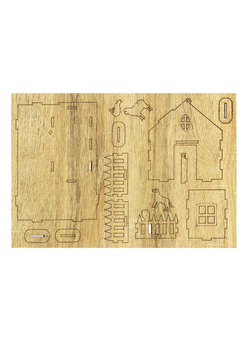 Toys 3D Puzzle Farm House  - Image 4